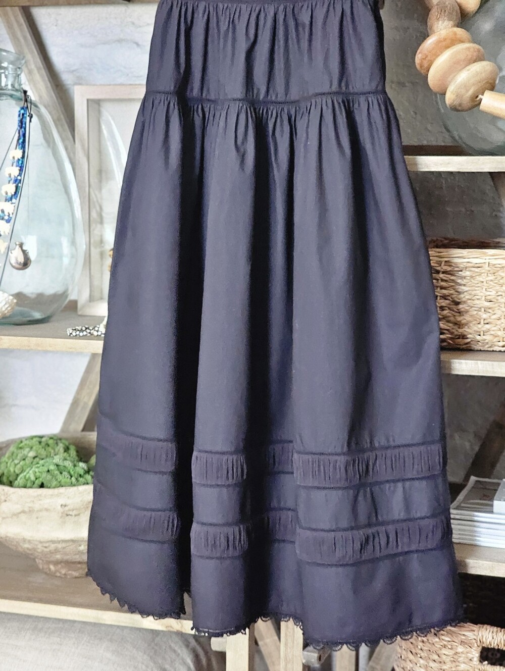 Ulla Johnson Isadora Quilted Cotton Fit & Flare Midi-Dress Size 0 - Picture 11 of 14